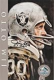 Autographed/Hand Signed Ron Mix Hof Card Jim Otto Oakland Raiders