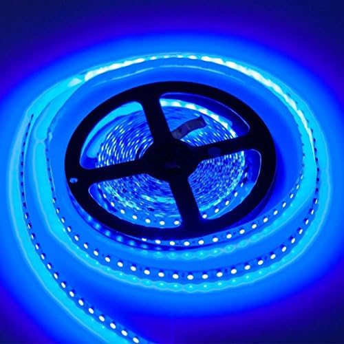 RONSHIN 16.4ft 5M 3528 Blue Color 600LED 120LED/M NON-Waterproof Flexible Light Strip Lamp DIY 12V IA00898