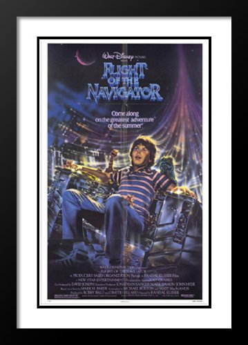 Flight of the Navigator 32x45 Framed and Double Matted Movie Poster - A