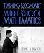 Book Teaching Secondary and Middle School Mathematics