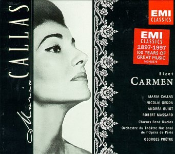 CD-Charts  Music : Bizet: Carmen (complete opera) with Maria Callas, Nicolai Gedda, Georges Pretre, Paris Opera Orchestra