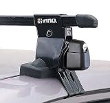 カーメイト(CARMATE) イノー(INNO) ベーシックキャリアーセット MITSUBISHI i-MiEV H22.2～ HA3W系 [ステー品番：IN-SU-K5 取付フック品番：K300 バー品番：IN-B127]