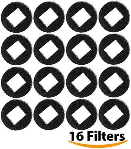 16 Foam Pre-Filters for Drinkwell 360 Water Bowl Fountains (Plastic Model Only)