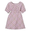 Toddler Girls' Cherokee&reg; 3/4 Sleeve Plaid Dress - Cream