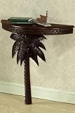 Review Home Decorators Collection  / Half-moon Console Table Palm 30