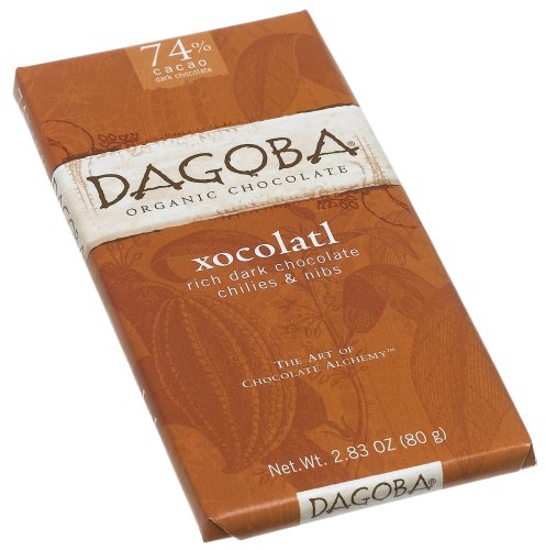Dagoba Xocolatl Organic Chocolate Bar, 2.83-Ounce (Pack of 12) by Dagoba