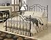 Chandler "Charcoal Gray with Antique Gold Highlights" Full Size Headboard or Footboard (order 2 to make complete bed) P01 frame sold separately By Powell Furniture