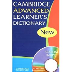 Cambridge Advanced Learner's Dictionary, w. CD-ROM