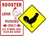Rooster Parking & Xing Sign Collection Gift Set