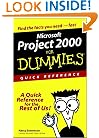 Microsoft Project 2000 for Dummies Quick Reference