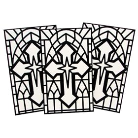 Color Your Own Fuzzy Cross Pictures (1 dz)