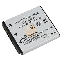 Kodak KLIC-7004 / Fuji Np-50 / Pentax DL-I68 Compatible Li-Ion Battery