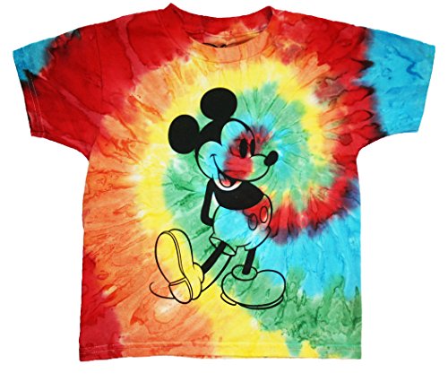 Disney Mickey Mouse Boys Far Out Tie Dye T Shirt