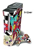 Skin Decal Cover for Xbox 360 Console + two Xbox 360 Controllers - Eye Cand ....