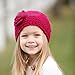 ZEQUK Lady Women Fashion Camellia Warm Soft Wool Crochet Headband Knit Wide Hair Band(Green)