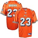 Ronnie Brown Jersey: Reebok Orange Replica #23 Miami Dolphins Jersey