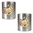 Baltimore Orioles MLB 2pc Stainless Steel Can Holder Set- Primary Logo by Great American Products