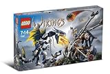 Lego Vikings Set #7021 Double Catapult Versus the Armored Ofnir Dragon