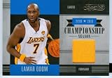 2010 Timeless Treasures Authentic LaMar Odom Game Worn Jersey Card