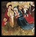 Master Francke (Thomas altar fragment of the appropriations panel, Szene: Women at the Cross) Framed Art Poster Print - 11 X 17
