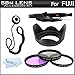 58mm Filter Kit For Fuji FujiFilm Finepix HS20 EXR, HS30EXR, HS30 EXR, HS25EXR, HS25 EXR, Fuji Fujifilm X-E1 HS50EXR Digital Camera Includes Multi-Coated 3 PC Filter Kit (UV, CPL, FLD) + LensPen Cleaning Kit + Lens Cap Keeper + Microfiber Cleaning Cloth