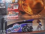 Utah Jazz Hot Wheels 1998 Pro Show NBA Diecast Bus Playset with Karl Malone and Hornacek Figures