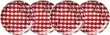 Ants and Gingham Cocktail Plate Set of 4