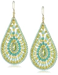 Miguel Ases Cubic Zirconia Tear Drop Earrings