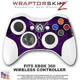 Abstract 01 Purple Skin fits XBOX 360 Wireless Controller by WraptorSkinz TM (CONTROLLER NOT INCLUDED)