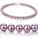 Lavender 8-9mm AA Freshwater Pearl Necklace 18 inch Princess Length