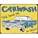Desperate Enterprises Car Wash Collectible Metal Sign, Model# 1190