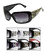 Ladies Animal Print Fleur Di Les Decorative Sunglasses High Fashion