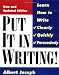 Put It In Writing