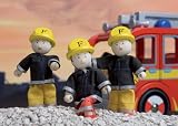 Le Toy Van Budkins Firefighters Gift Pack