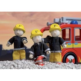 Le Toy Van Budkins Firefighters Gift Pack