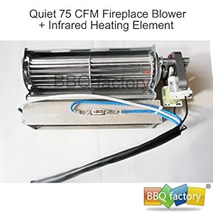 Amazon.com: BBQ factory Replacement Fireplace Fan Blower + Heating