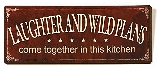 Laughter & Wild Plans Sign