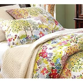 Pottery Barn Woodland Organic Duvet Cover & Sham