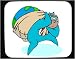 Mouse Pad with businessman, world, earth, blindfold, globe, atlas Image