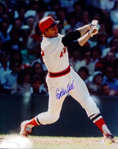 Carlton Fisk Autographed/Hand Signed Boston Red Sox Color 16x20 Photo GAI