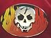 Fender Guitars Wicked Flaming Silver Skull Belt Buckle Fender Logo Skull Buckle Fender Licensed Product - Guitarist Accessory