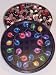 Gourmet Food : Scott's Cakes Licorice Bridge Mix in a Christmas Lights Tin