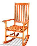 Porch Rocker (Natural Wood) (49H x 30W x 27D)