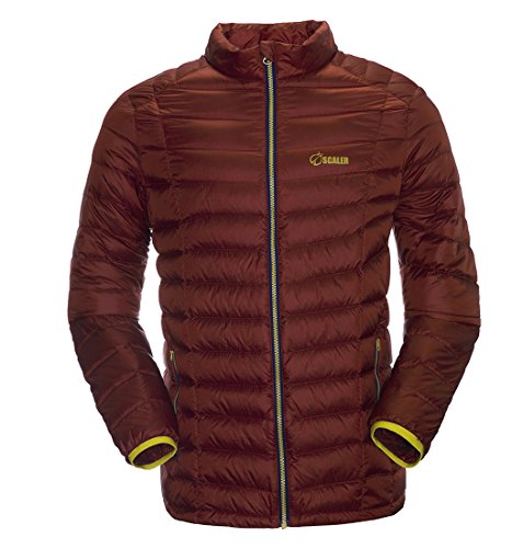 SCALER Men's Packable Lightweight Goose Down Jacket &amp; Winter Coats Purplish Red XL