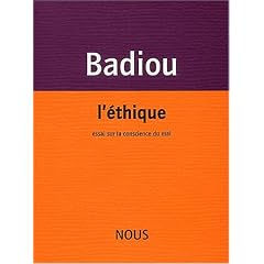 L'�thique : Essai sur la conscience du mal