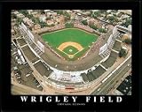 Art Poster Print - Wrigley Field-Chicago Cubs - Artist: Mike Smith - Poster Size: 10 X 8 inches