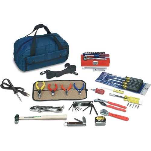 Jensen Tools JTK31MME Multi Purpose Kit in a Bag w Metric Socket Set and 220V Iron Sale