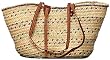 Moroccan Straw Summer Shoulder Beach / Shopper / Tote Bag 25" X 15"