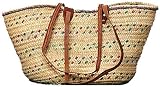 Moroccan Straw Summer Shoulder Beach / Shopper / Tote Bag 25 X 15