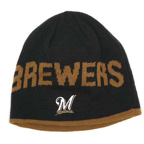 Milwaukee Brewers Bunker Beanie Youth Knit Cap Youth